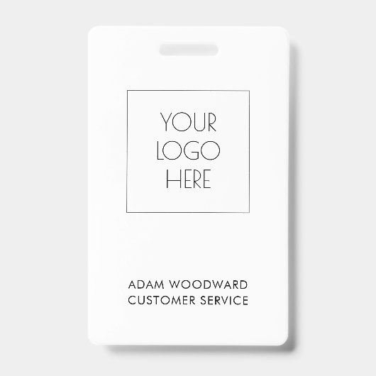 Kundenspezifisches Logo-Business-ID-Personal Mitar Ausweis (Vorderseite)