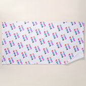 Kundenspezifisches Logo-Foto Werbeaktion Personali Strandtuch (Vorderseite)