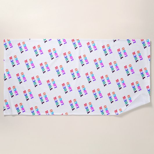 Kundenspezifisches Logo-Foto Werbeaktion Personali Strandtuch (Vorderseite)