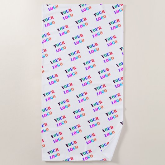 Kundenspezifisches Logo-Foto Werbeaktion Personali Strandtuch (Vorderseite)