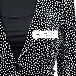 Kundenspezifisches Logo für Metallcreme Namensschild