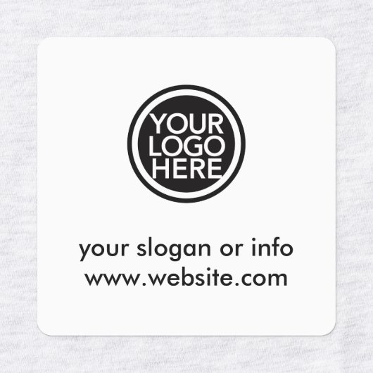 Kundenspezifisches Logo für Werbeaktionen Etiketten (Design 2)