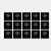 Kundenspezifisches Logo für Werbeaktionen für Blac Etiketten (Blatt)