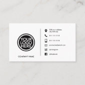 Kundenspezifisches Logo für Werbeaktionen Visitenkarte (Vorderseite)
