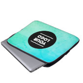 Kundenspezifisches Logo Laptopschutzhülle (Vorne Knopf)