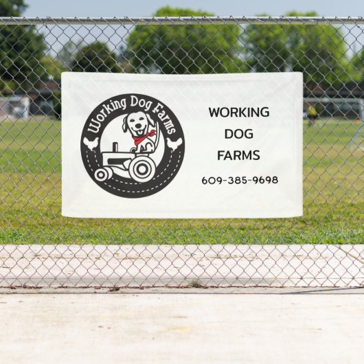 kundenspezifisches Logo-Monogramm-Banner Banner (Insitu)