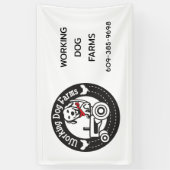 kundenspezifisches Logo-Monogramm-Banner Banner (Vertikal)