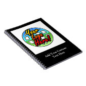 Kundenspezifisches Logo oder Personalisiertes Spir Notizblock (Rechte Seite)