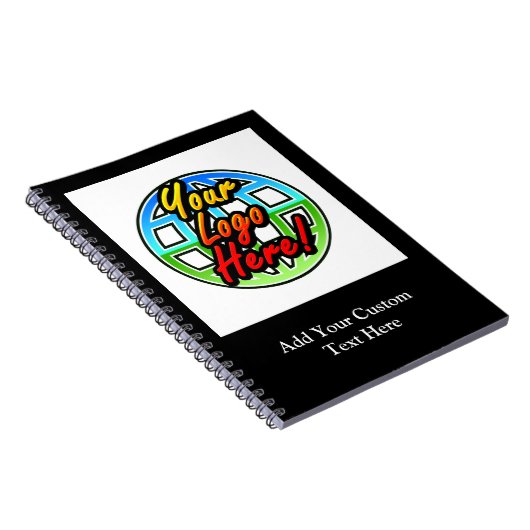 Kundenspezifisches Logo oder Personalisiertes Spir Notizblock (Rechte Seite)