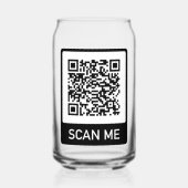 Kundenspezifisches Logo QR-Code-Geschäft Dosenglas (Vorderseite)