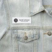 Kundenspezifisches Logogeschäftspersonal Namensschild (Beispiel)