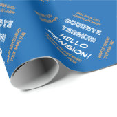 Kundenspezifisches lustiges geschenkpapier (Rolleneckpunkt)