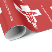 Kundenspezifisches medizinisches berufliches geschenkpapier (Rolleneckpunkt)