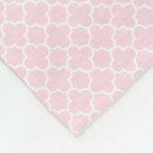 Kundenspezifisches mit Monogramm des Quatrefoil Fleecedecke (Ecke)