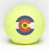 Kundenspezifisches mit Monogramm Gelb Tennisbälle (Vorderseite)
