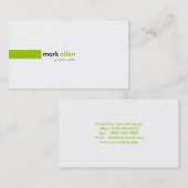 Kundenspezifisches modernes 519B Visitenkarte (Vorne/Hinten)