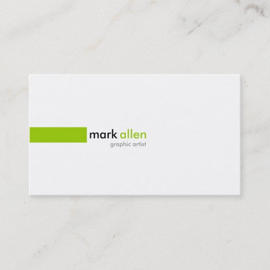 Kundenspezifisches modernes 519B Visitenkarte (Vorderseite)