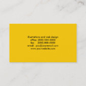 Kundenspezifisches modernes 519G Visitenkarte (Rückseite)