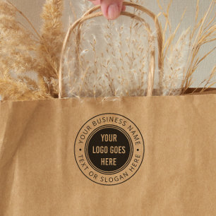 Kundenspezifisches, modernes Round-Business-Logo m Permastempel