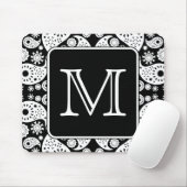 Kundenspezifisches Monogramm auf einfarbigem Mousepad (Mit Mouse)