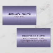 Kundenspezifisches Monogramm-cooles rostfreier Visitenkarte (Vorne/Hinten)