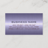 Kundenspezifisches Monogramm-cooles rostfreier Visitenkarte (Rückseite)