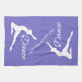 Kundenspezifisches Monogramm des TANZES u. Geschirrtuch (Horizontal)