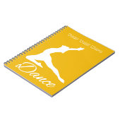 Kundenspezifisches Monogramm des TANZES u. Notizblock (Linke Seite)