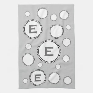 Kundenspezifisches Monogramm E oder irgendwelche Küchentuch