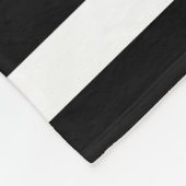 Kundenspezifisches Monogramm-gestreiftes Fleecedecke (Ecke)