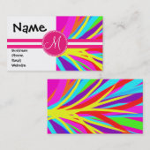 Kundenspezifisches Monogramm-klare Visitenkarte (Vorne/Hinten)