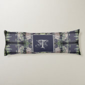 Kundenspezifisches Monogramm Steampunk 2 Fotos Seitenschläferkissen (Rückseite)