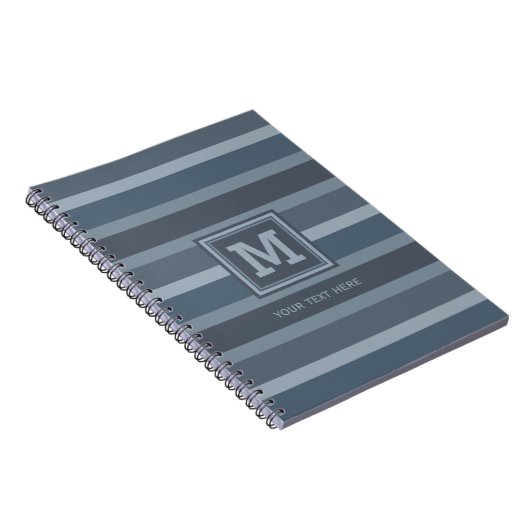 Kundenspezifisches Monogrammnotizbuch des Notizblock (Rechte Seite)