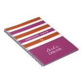 Kundenspezifisches Monogrammnotizbuch des Notizblock (Rechte Seite)