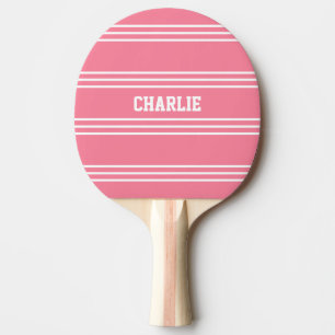 Kundenspezifisches Monogrammpaddel der rosa Tischtennis Schläger