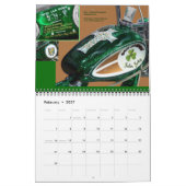 Kundenspezifisches Motorrad, das Midi-Größe Mon. Kalender (Feb 2027)
