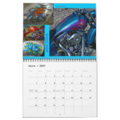 Kundenspezifisches Motorrad, das Midi-Größe Mon. Kalender (Mär 2027)