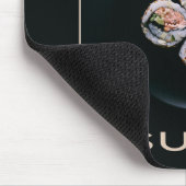 Kundenspezifisches mousepad Monogramm der Sushi (Ecke)