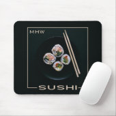 Kundenspezifisches mousepad Monogramm der Sushi (Mit Mouse)