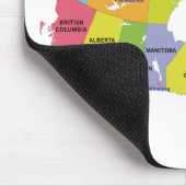 Kundenspezifisches mousepad Monogramm Kanada-Karte (Ecke)