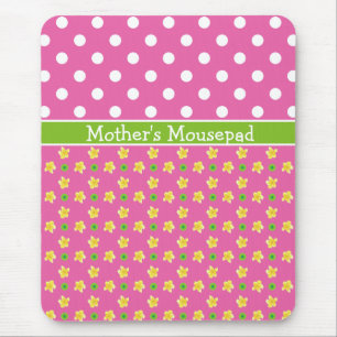 Kundenspezifisches Mousepad: Primeln und Polkas Mousepad