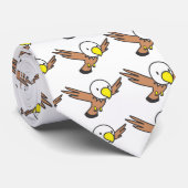 Kundenspezifisches niedliches Adler-Cartoon-Logo Krawatte (Gerollt)