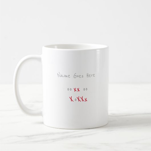 Kundenspezifisches ooxxooXoXXx Kaffeetasse (Links)