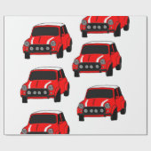 Kundenspezifisches Packpapier "des Miniautos" (Flach)