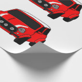 Kundenspezifisches Packpapier "des Miniautos" (Ecke)