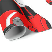 Kundenspezifisches Packpapier "des Miniautos" (Rolleneckpunkt)