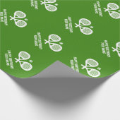 Kundenspezifisches padel Tennis-Packpapier für ihn Geschenkpapier (Ecke)