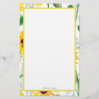 Kundenspezifisches Papier für Sonnenblumen