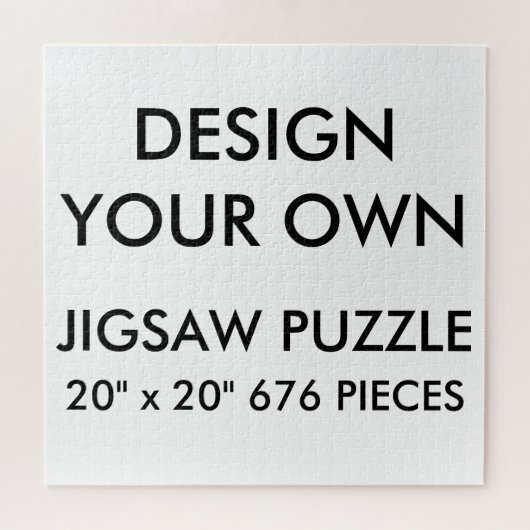 Kundenspezifisches personalisiertes 20" x20" PC Puzzle (Horizontal)