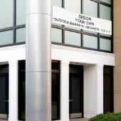 Kundenspezifisches personalisiertes 2,5'" Fahne Banner (Äußeres Gebäude)